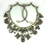 Jan Geisen handmade polymer clay jewelry - dangle necklace