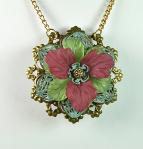 NF11-05 handmade floral garden jewelry by Jan Geisen at MSHS