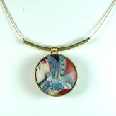 Jan Geisen handmade polymer clay jewerly - necklace N9019