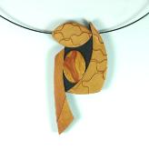 Jan Geisen handmade polymer clay jewelry - mica shift