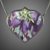 Jan Geisen handmade polymer clay jewelry - pendant necklace