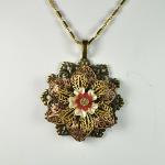 NF11-03 handmade floral garden jewelry by Jan Geisen at MSHS