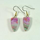 handmade polymer clay jewelry, earrings by Jan Geisen