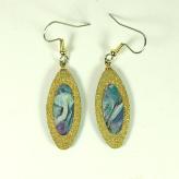 Jan Geisen handmade polymer clay jewelry - earrings E9006