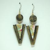 Jan Geisen handmade polymer clay jewelry - earrings E8007