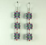 Jan Geisen handmade polymer clay jewelry - earrings E8011