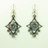 Jan Geisen handmade polymer clay jewelry - earrings E9012