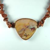 Jan Geisen handmade polymer clay jewelry - necklace N9025