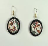 Jan Geisen handmade polymer clay jewelry - earrings E8157