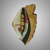 Jan Geisen handmade polymer clay jewelry - brooch